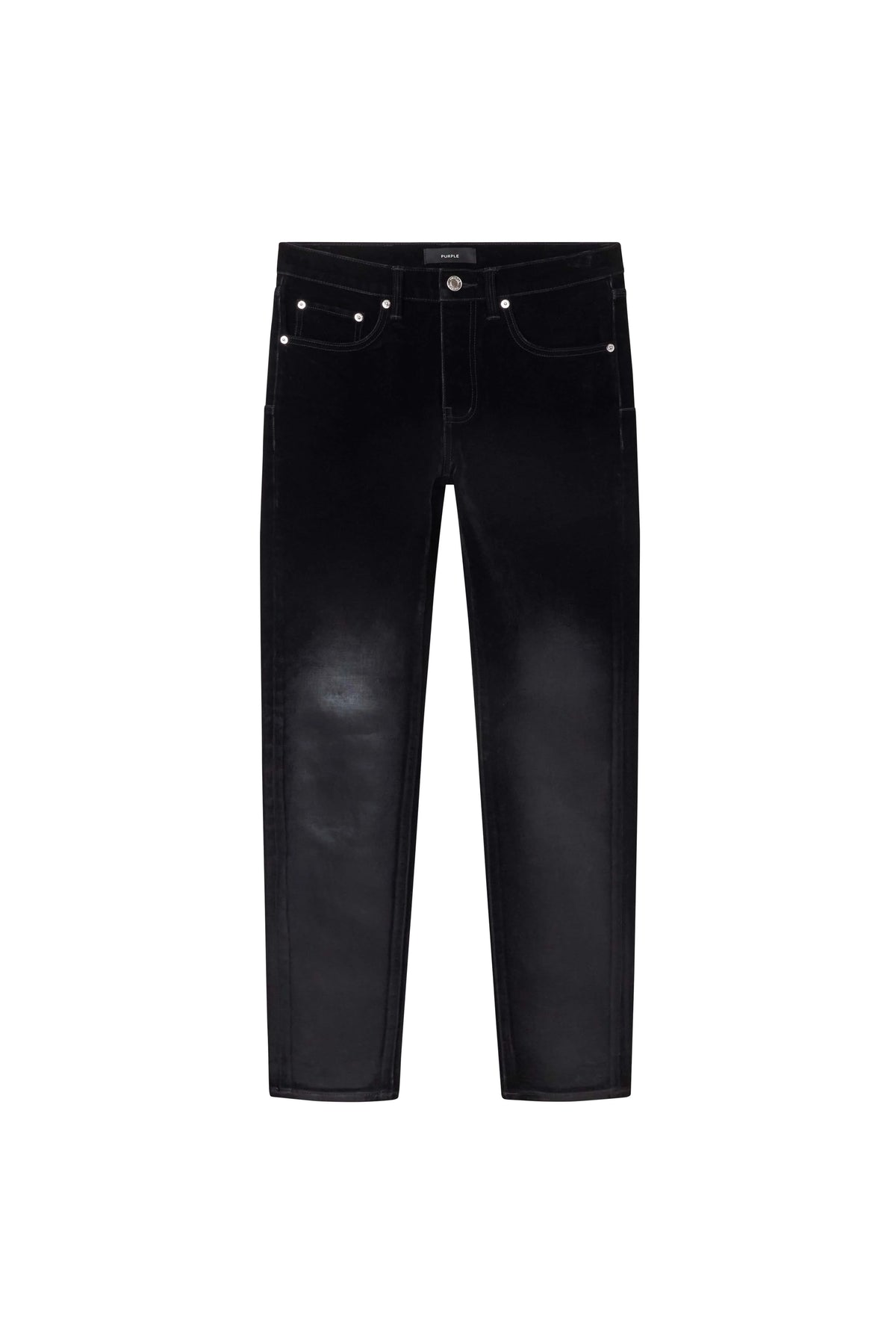 Purple Flock Dipped Jeans