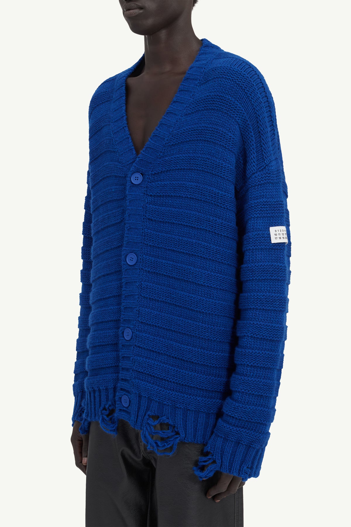 MM6 Maison Margiela V-Neck Knitted Cardigan