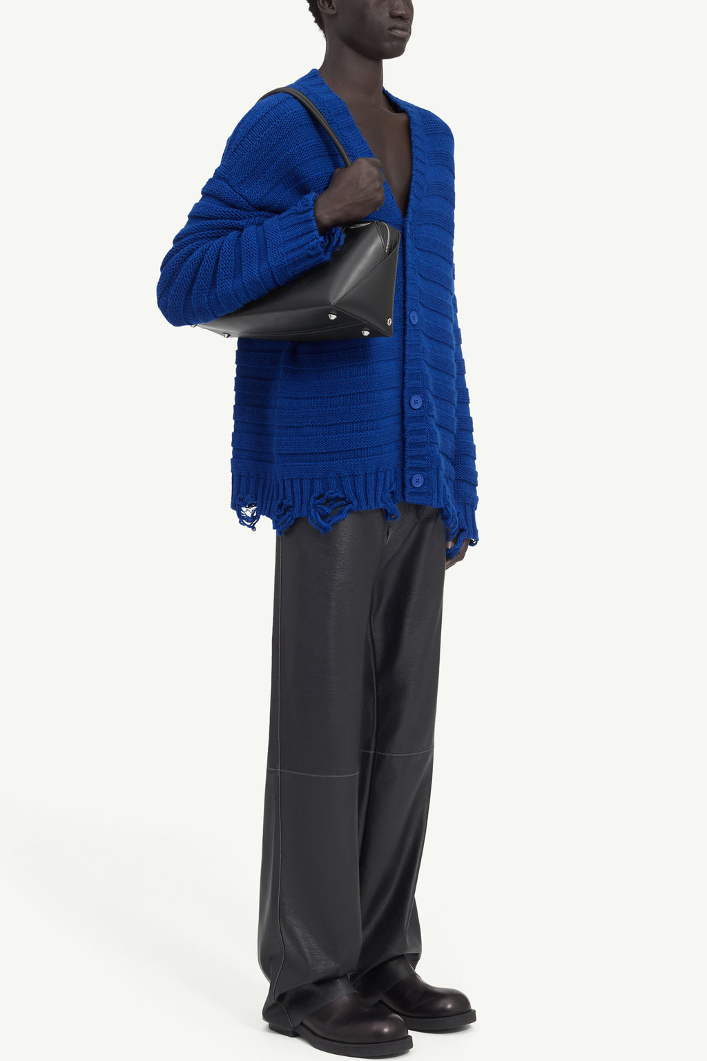 MM6 Maison Margiela V-Neck Knitted Cardigan