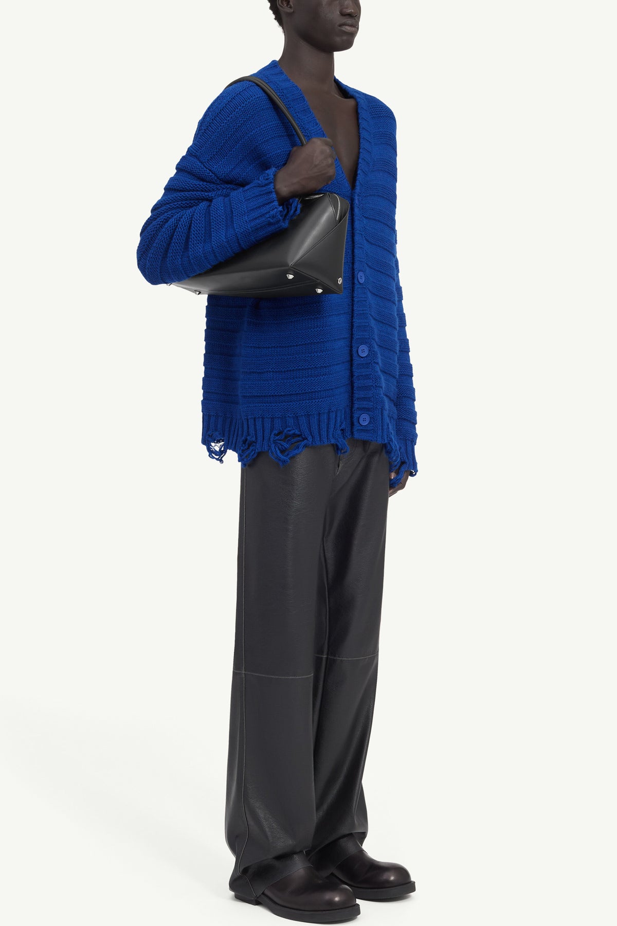 MM6 Maison Margiela V-Neck Knitted Cardigan