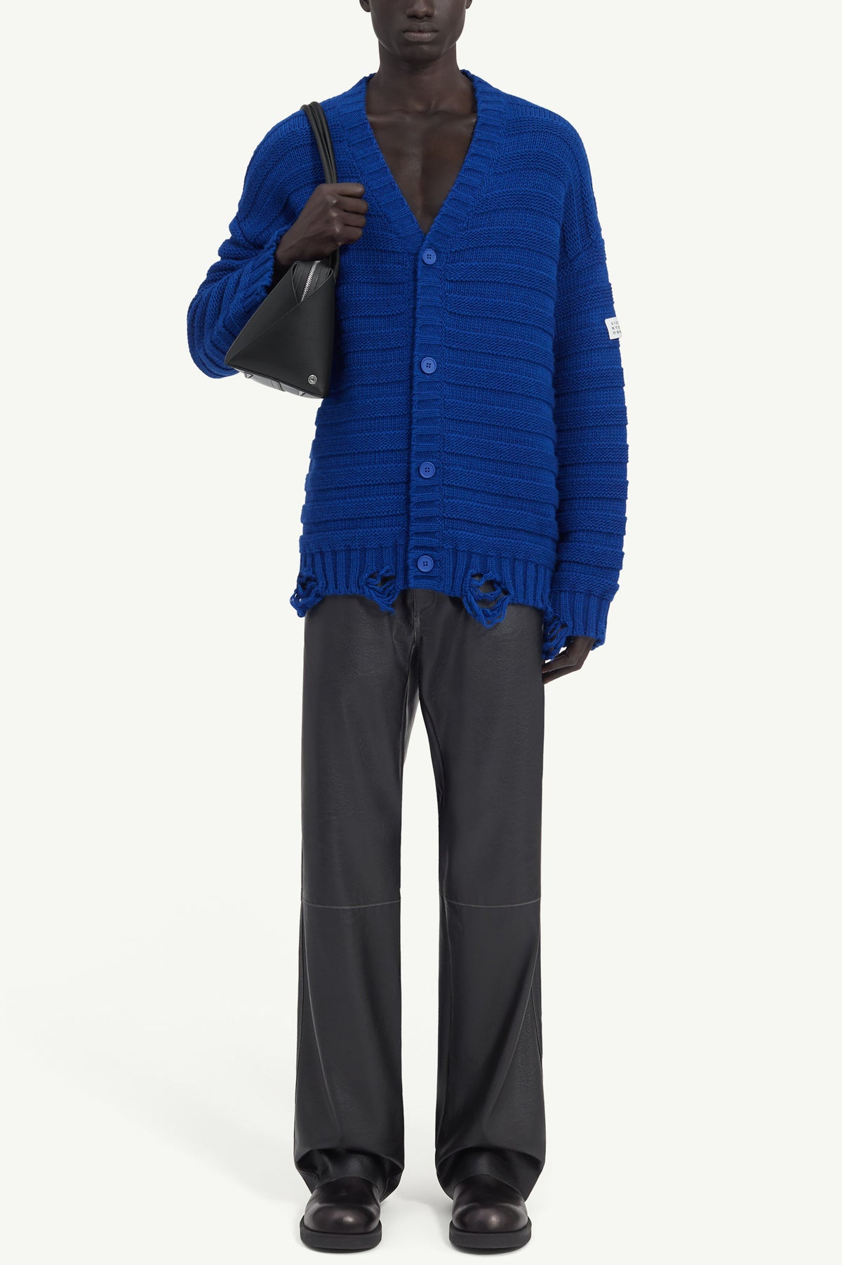 MM6 Maison Margiela V-Neck Knitted Cardigan