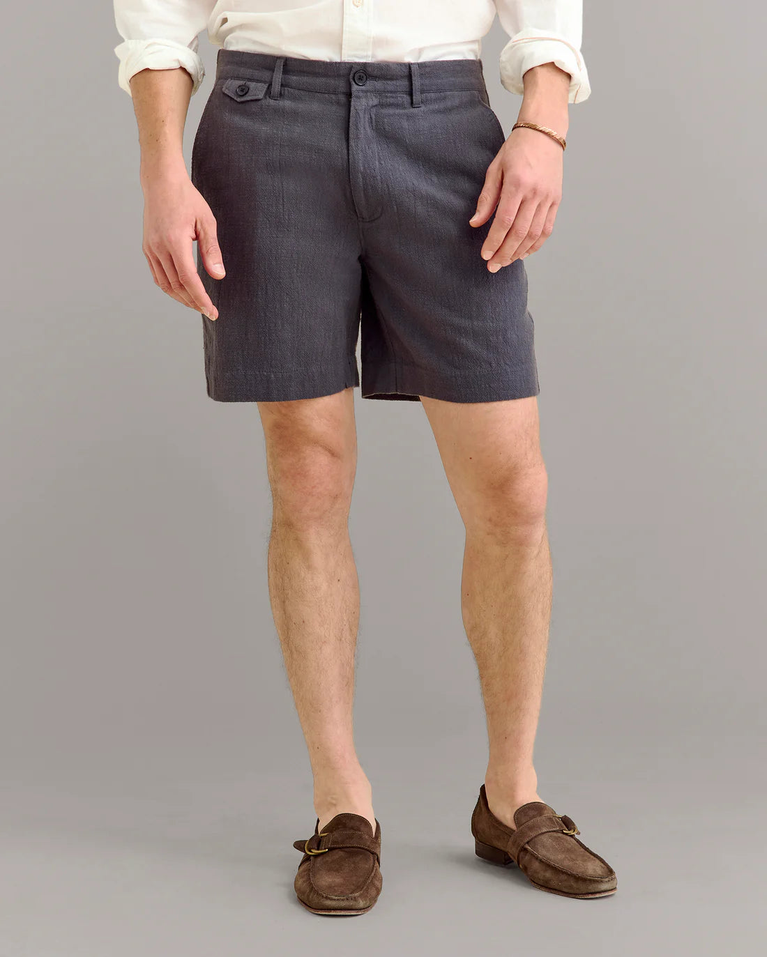 Billy Reid Slub Cotton Moore Short