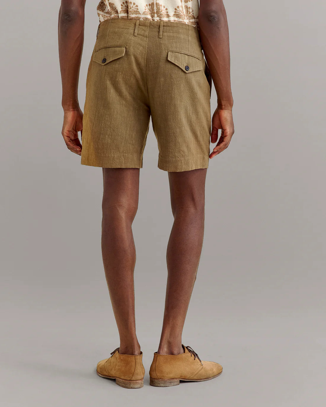 Billy Reid Slub Cotton Moore Short