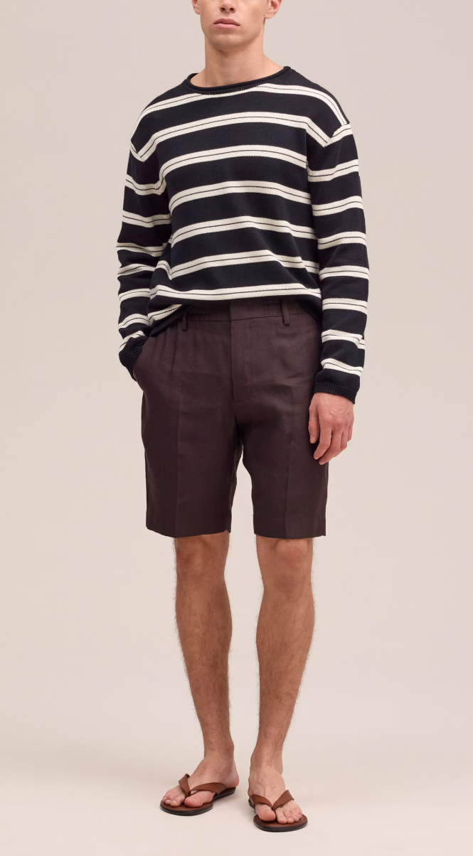 NN.07 Billie Linen Blend Shorts