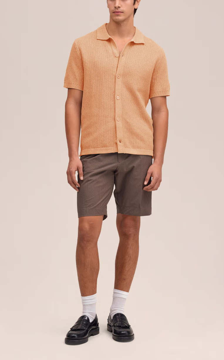 NN.07 Ares Knit Organic Cotton Shirt