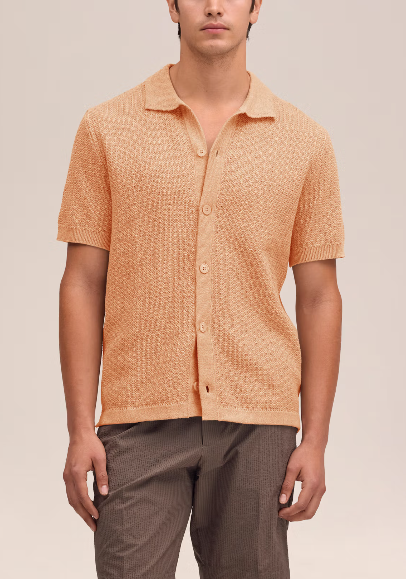NN.07 Ares Knit Organic Cotton Shirt