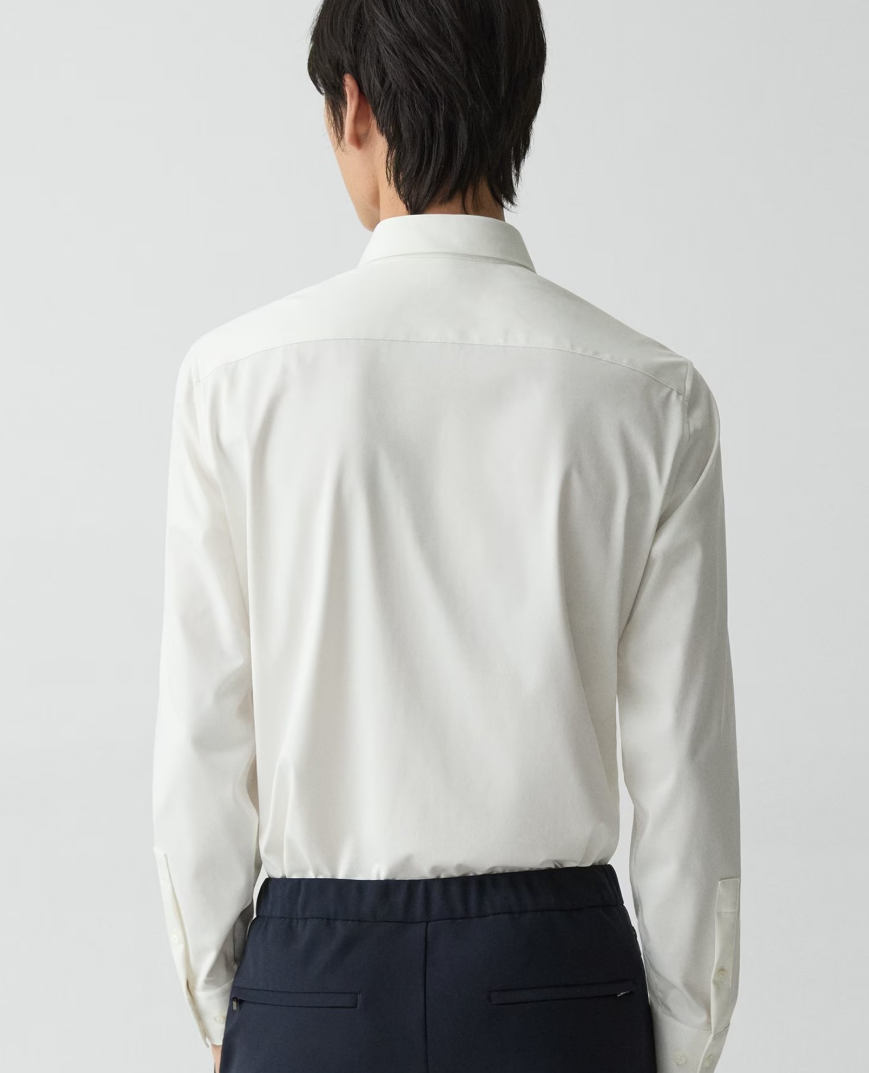 Theory Sylvain Shirt in Structure Knit