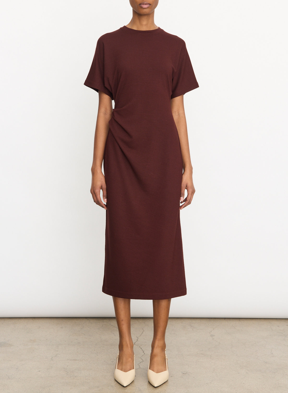 Vince Side Rouche Dress