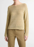 Vince Italian Coated Cotton-Blend Sweater