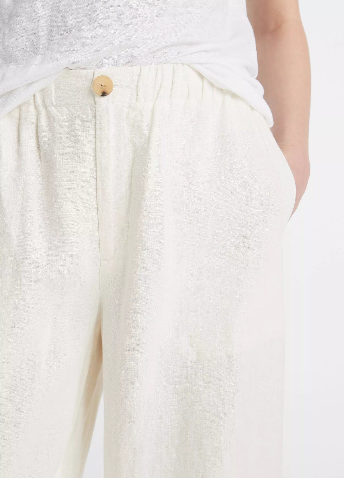 Vince Hemp Low-Rise Utility Pant