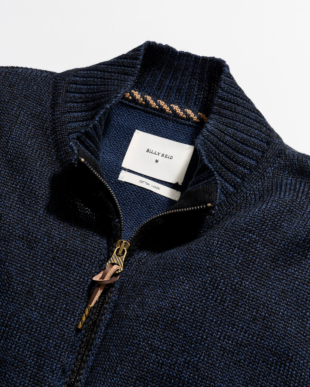 Billy Reid Linen Sweater Track Jacket