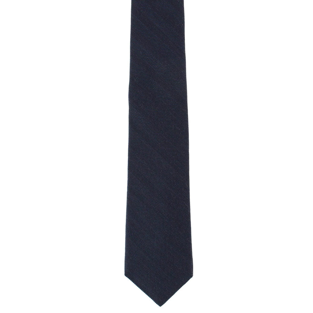 Trafalgar Classy Herringbone Wool Blend Business Necktie