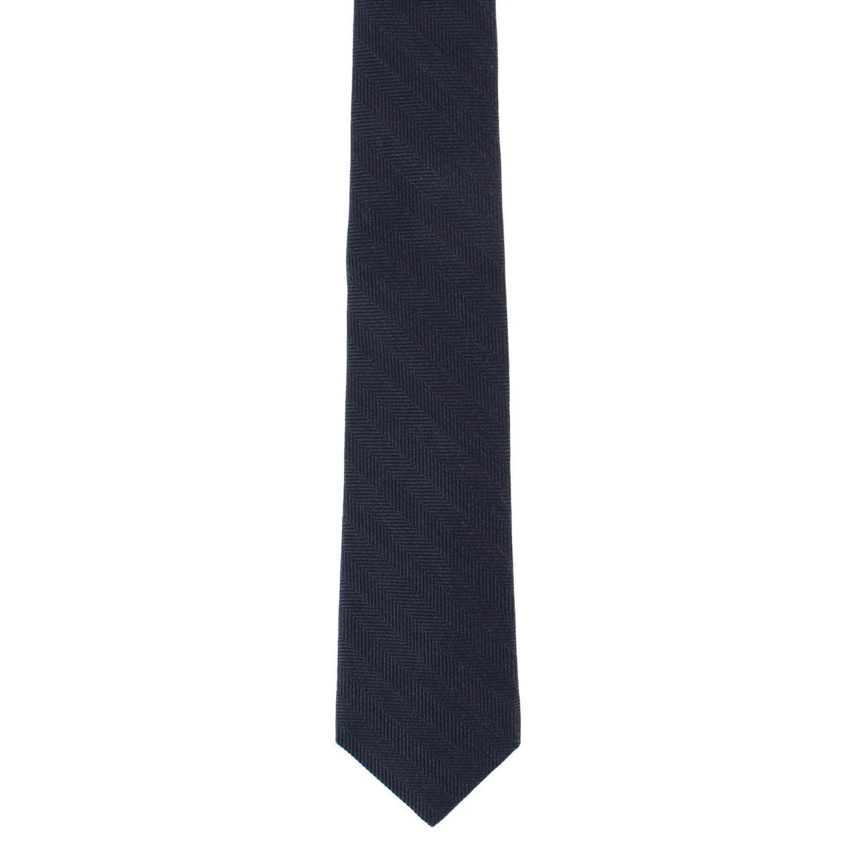 Trafalgar Classy Herringbone Wool Blend Business Necktie